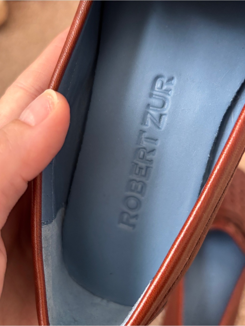 NWOT Robert Zur Petra Woven Leather Loafers - Picture 5 of 8